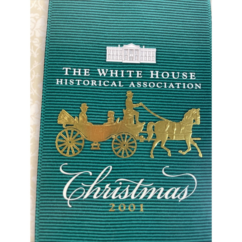 WHITE HOUSE HISTORICAL ASSOCIATION 2001 ORNAMENT - Complete InBOX - ESTATE PIECE - Picture 2 of 9